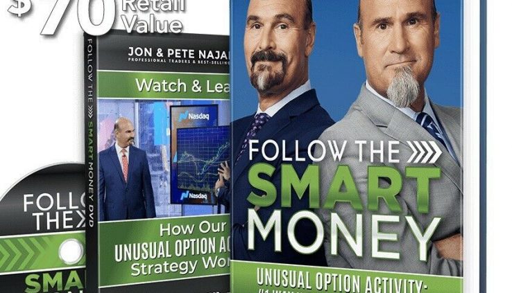 FOLLOW THE SMART MONEY JON & PETE Najarian BOOK + DVD