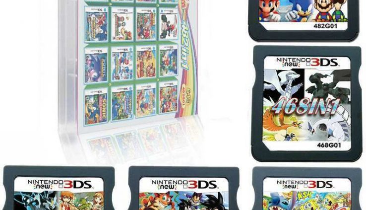 520/500/482/468/208 in 1 Video Video games Playing cards Cartridges For NDS NDSL 2DS 3DS NDSI