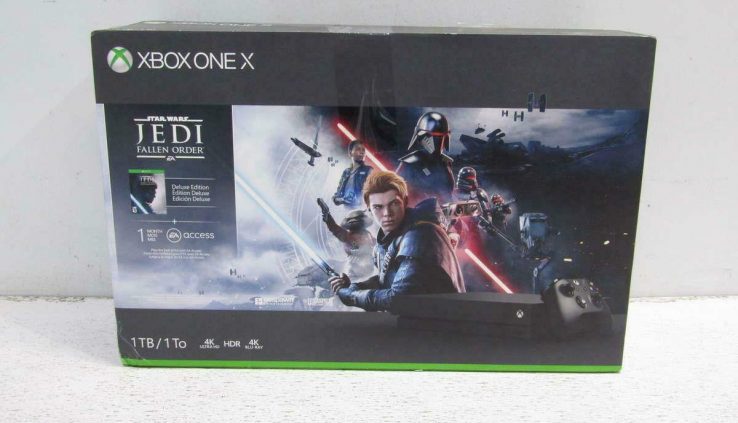 Microsoft Xbox One X Well-known person Wars Jedi: Fallen Picture Bundle