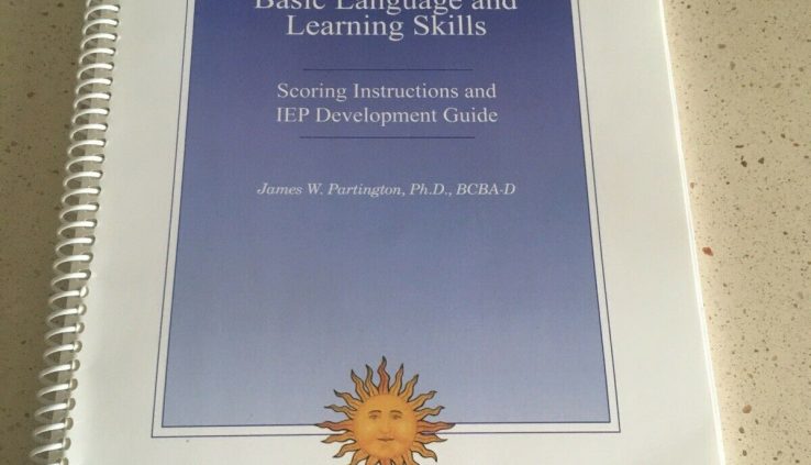The ABLLS-R Scoring Instructions and IEP Trend files James Partington 2006