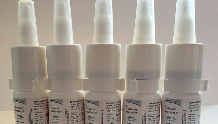 5 Bottles Flonase Nasal Spray Generic Fluticasone 50mcg SAME DAY SHIP