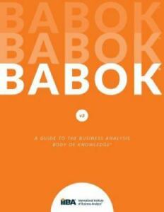 A Data to the Business Diagnosis Body of Data (BABOK Data) by IIBA