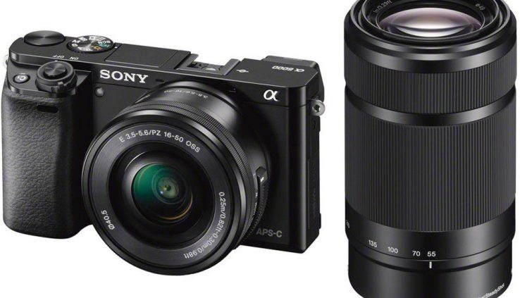 Sony Alpha a6000 Mirrorless Camera w/ 16-50mm & 55-210mm Energy Zoom Lenses