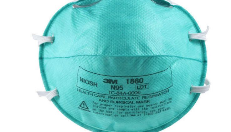 3M 1860 N95 REGULAR Well being Care Particulate  Cover lot of 20 FILTERS