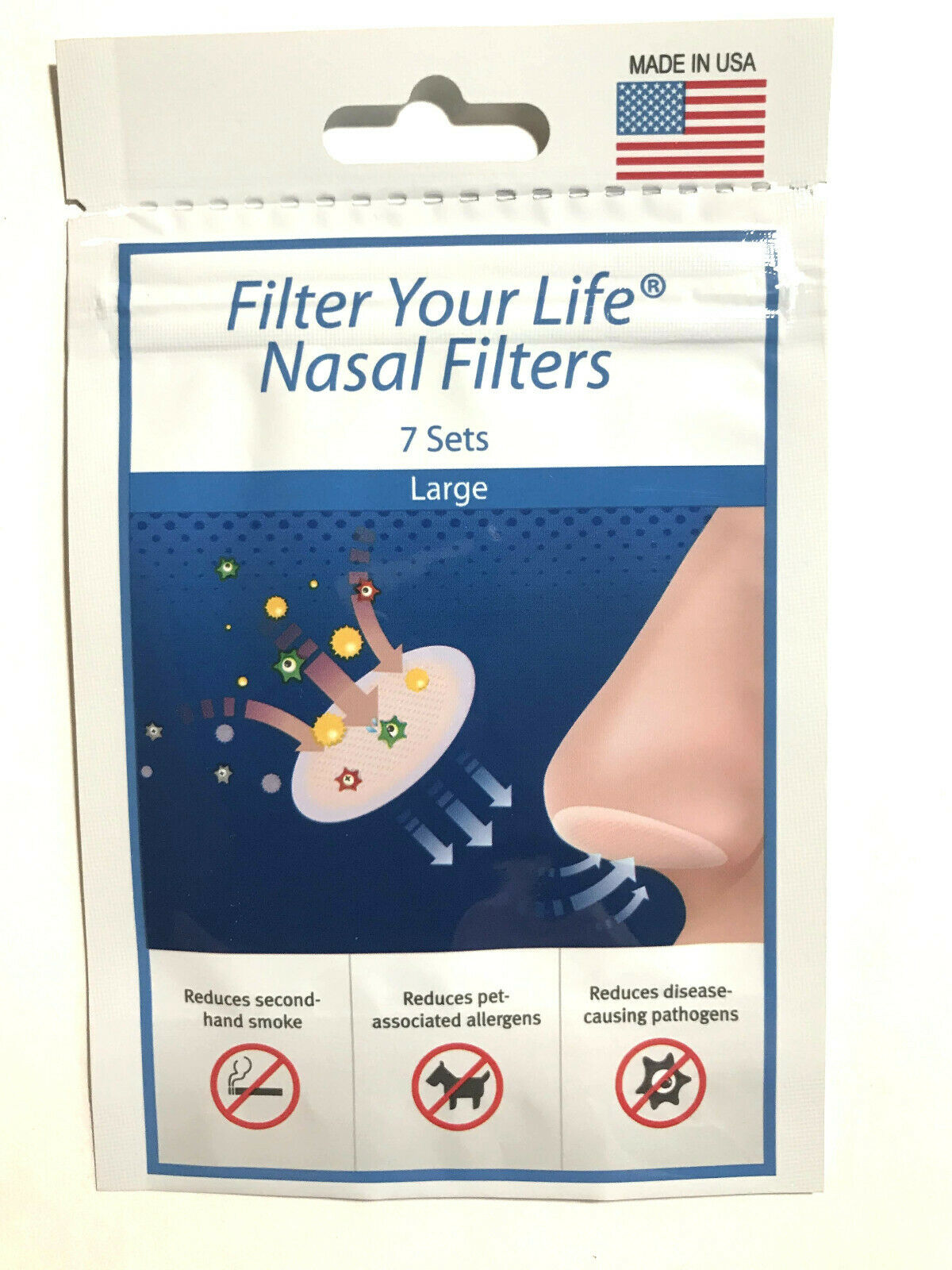 First Protection FilterYourLife Nasal Filter Monitors, Hypersensitive