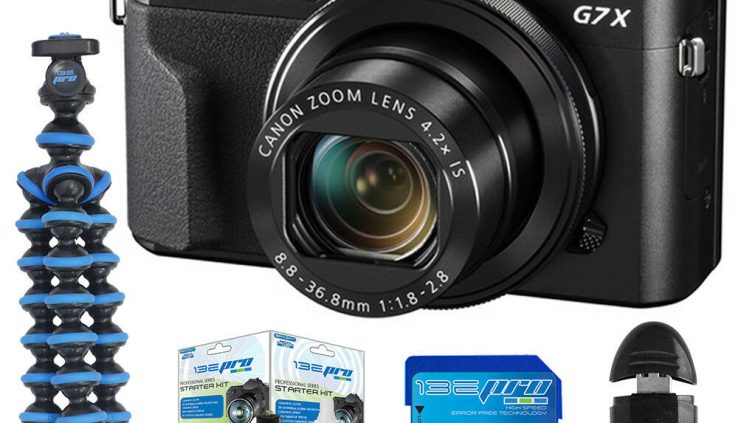 Canon PowerShot G7 X Designate II 20.1MP Digital Digicam – Deal-Expo Starter Bundle