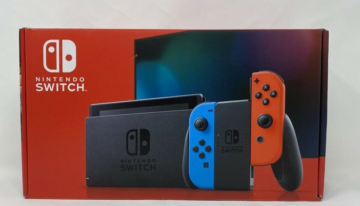 Nintendo Switch Gigantic Mario Celebration Bundle – Contemporary Enhanced Battery Version (2019)