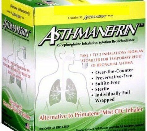 Asthmanefrin Bronchial asthma Medication Replenish, 30 Depend Expiration Feb 2021