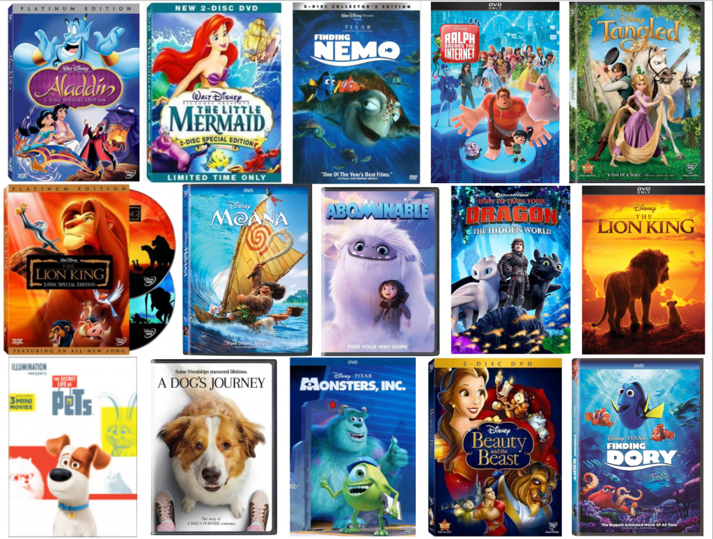 Disney DVD (YOU PICK) Aladdin, Dumbo, Lion King, Shrimp Mermaid, Jungle ...