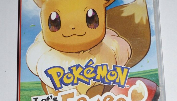 Pokemon Let’s Plug Eevee (Nintendo Swap) Total w/ Case GREAT Form