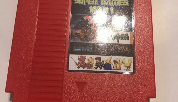 NES Big Video games 143-in-1 Restricted Edition Crimson