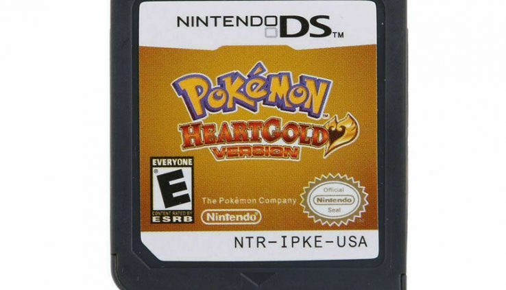 Pokemon Heartgold Coronary heart Gold Game Card For 3DS NDSI NDS NDSL Lite2 US Version