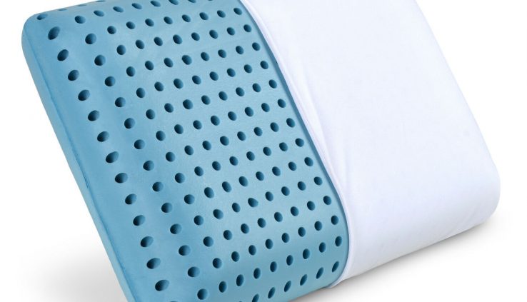 Cooling Reminiscence Foam Pillow – Ventilated Bed Pillow Infused with Cooling Gel