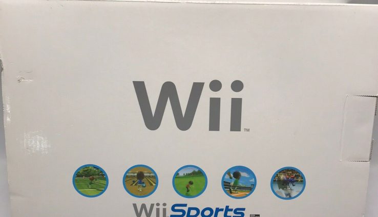 Nintendo Wii Sports activities Bundle White Console Contemporary Unused