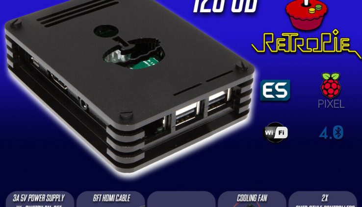 RetroPie 128GB Raspberry Pi 3 Retro Gaming Console Fully Loaded