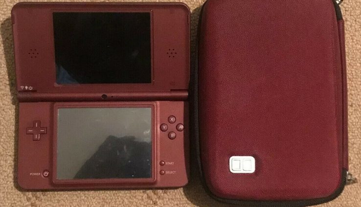 Nintendo DSi XL 256MB Burgundy w/case
