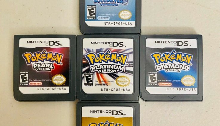 Pokemon Nintendo DS GAMES (Diamond, Pearl, Platinum, SoulSilver, and HeartGold)