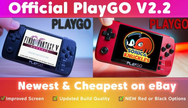 PlayGO 2.2 Handheld Gaming Console + 16GB SD + 1000 GAMES / PocketGO 2 / BittBOY