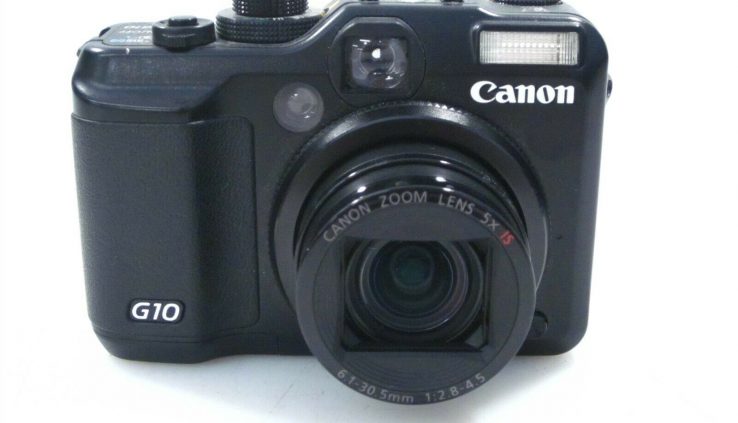 Canon Powershot G10 14.7MP 5X Zoom Digital Point and Shoot Digicam