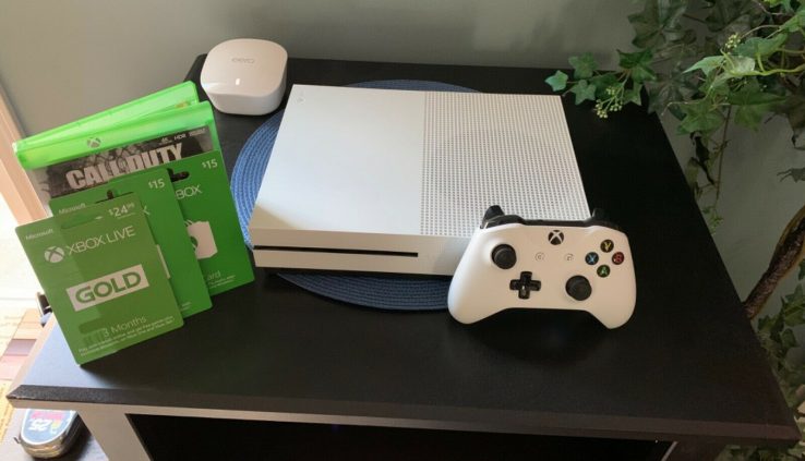 Microsoft Xbox One S 1TB Console – $30 retailer card and 3 months gold membership 