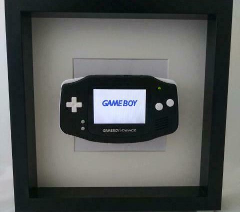 Nintendo GBA AGS101 mod Gameboy Attain Shadow Box LEDs