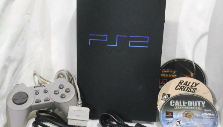 Sony Playstation2 +3 Video Video games – Console – 1 Controller & Cables Bundle