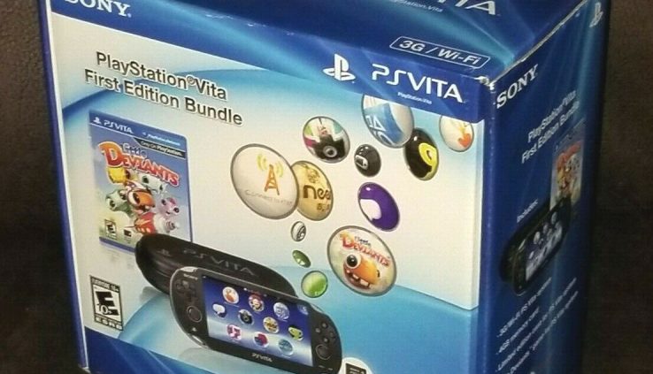 BRAND NEW SEALED SONY PlayStation Vita PS Vita 1000 First Version Bundle 3G WIFI
