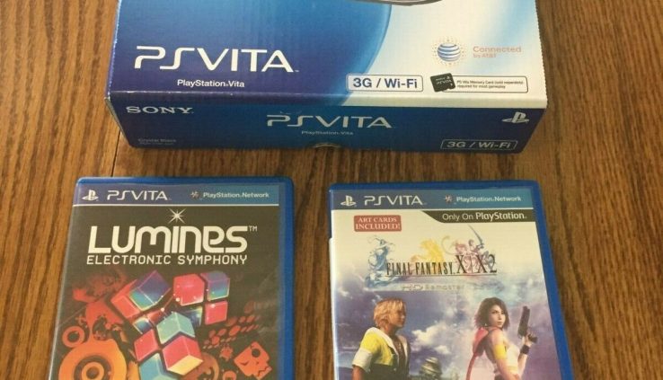 PS Vita Crystal Shaded First Model – PCH 1101 (WiFi + 3G) & Video games