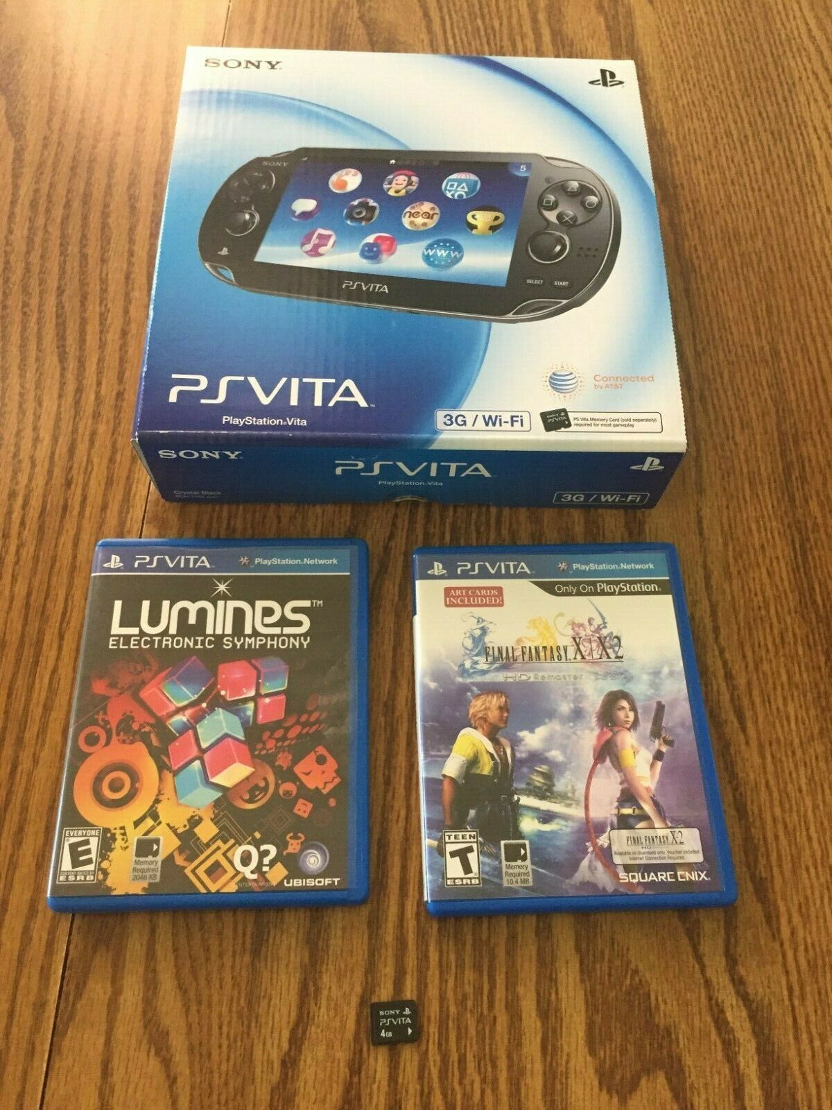 PS Vita Crystal Shaded First Model - PCH 1101 (WiFi + 3G) & Video games