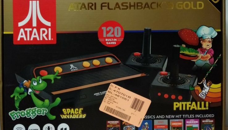 ATARI HD Flashback 9 Gold 120 Constructed-In Games 2.4G, 720P HD Output NEW