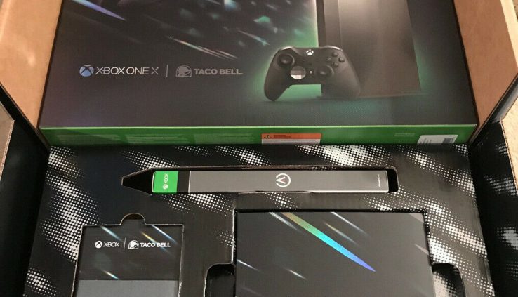 New Sealed Taco Bell Xbox One X with Elite Wi-fi Controller Sequence 2