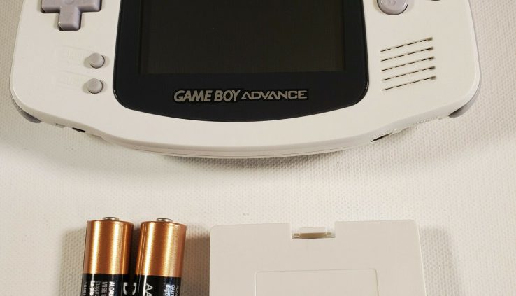 NINTENDO GAMEBOY ADVANCE GBA AGB-001 WHITE; TESTED; AGB 001; GAME BOY