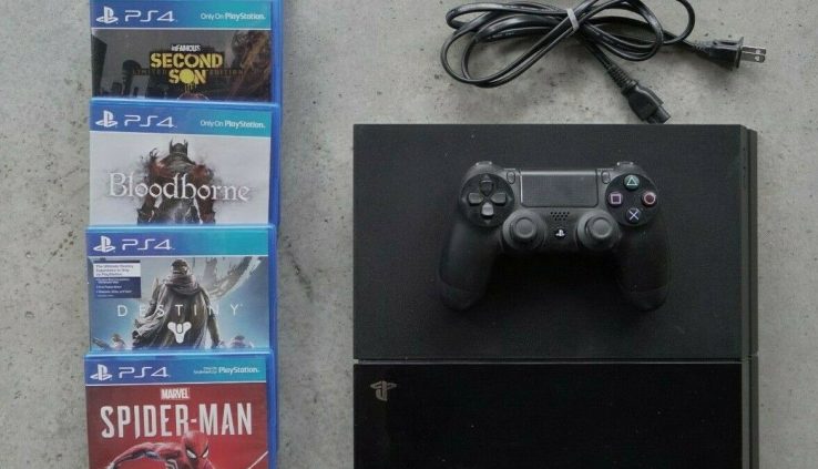 Sony PlayStation 4 500GB BUNDLE – PS4 – 5 games