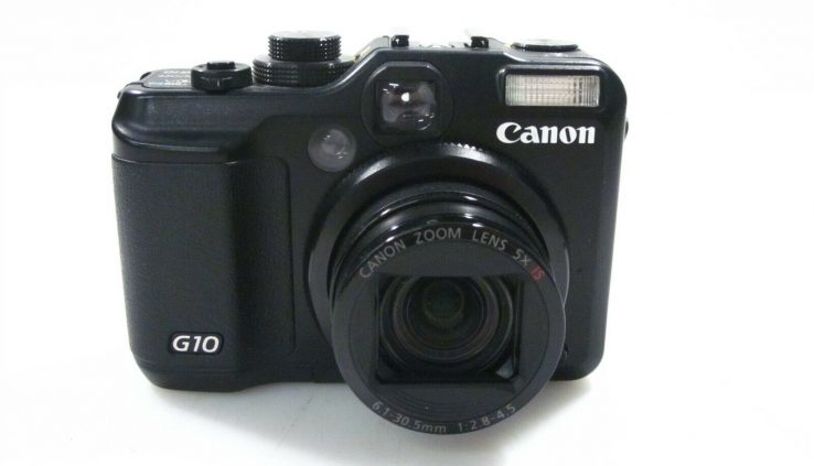 Canon Powershot G10 14.7MP 5X Zoom Digital Point and Shoot Digicam