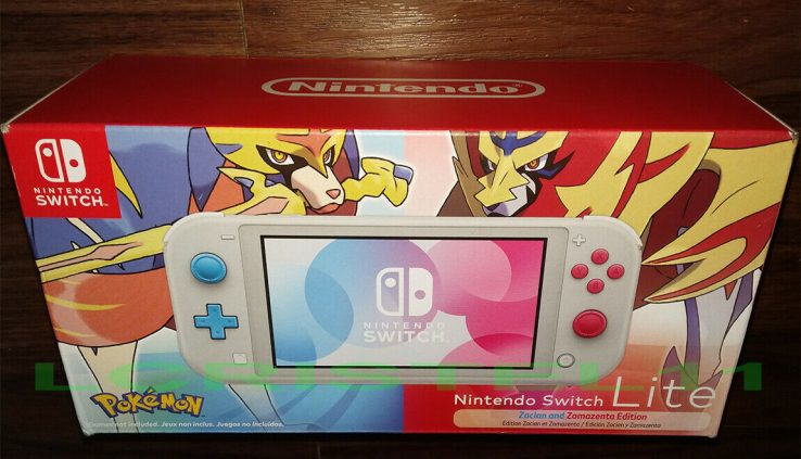 Price New Nintendo Switch Lite Zacian and Zamazenta Pokemon Sword Protect Model