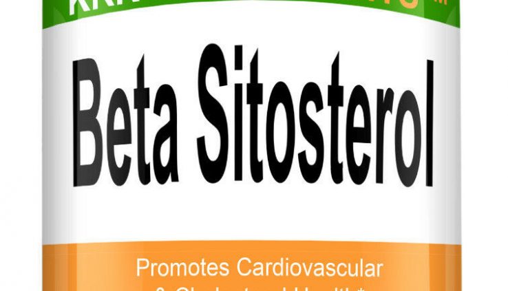 Beta Sitosterol 800mg per serving 90 Capsules Prostate Make stronger Ldl cholesterol