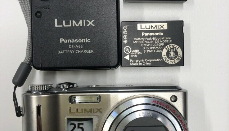 Panasonic Lumix Camera with Leica Lens | DMC-TZ3 | 10x Optical Zoom | w/ charger