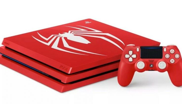 Playstation4 PS4 Professional 1TB Spider-man Restricted Model LE Console Bundle Passe.