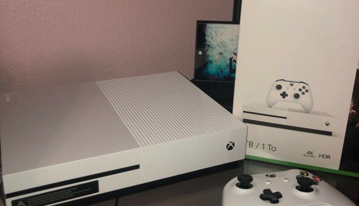 Microsoft Xbox One S All-Digital Model 1TB White Console w/ Controller 