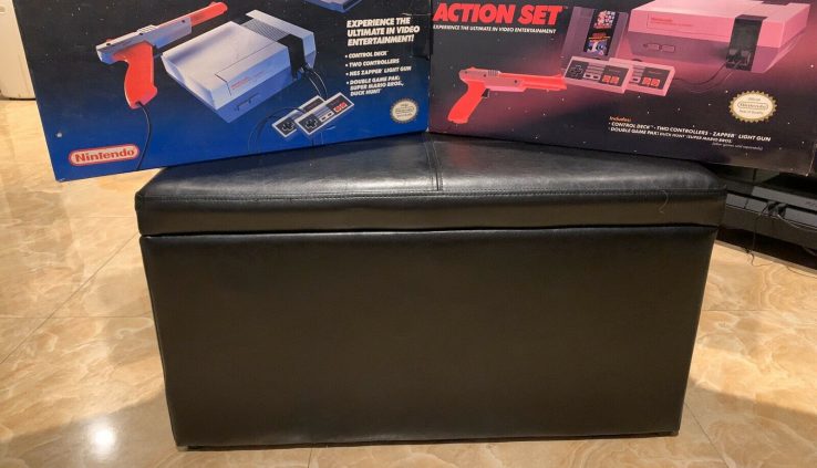 2x Nintendo Entertainment Machine Circulate Sets NES Consoles * Box * Manuals * Game