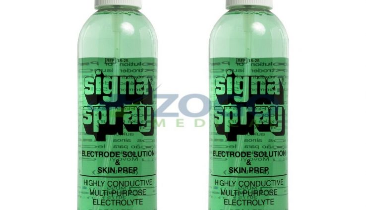 Signaspray Electrode Resolution and Pores and skin Prep 8 ozSpray – Pack of 2