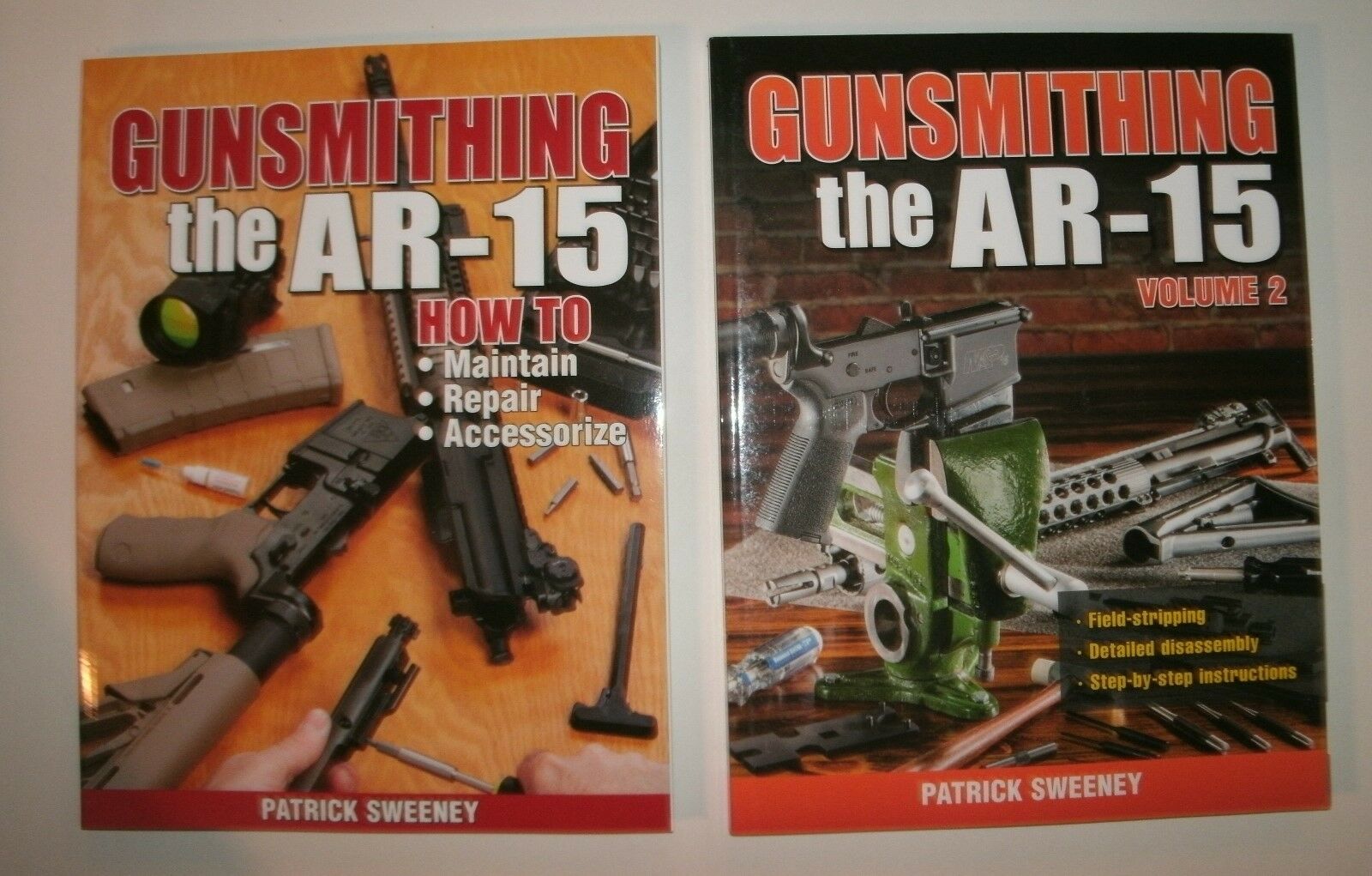 2 BOOKS: Gunsmithing - the AR-15 Vol 1 & 2 by Sweeney *BRAND NEW & FREE ...