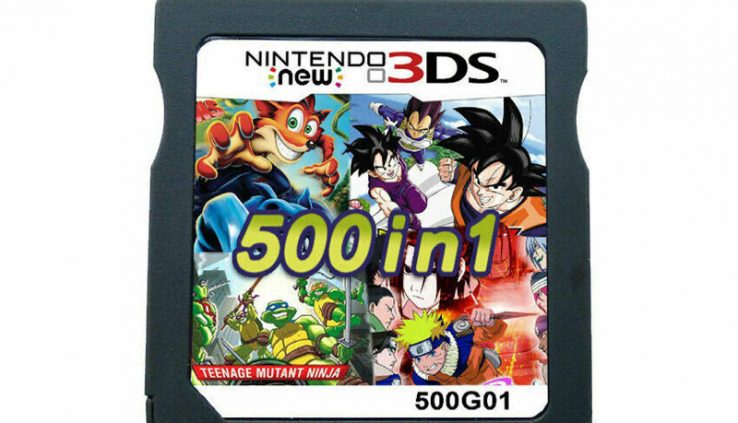 500 in 1 Sport Card Cartridge Multicart For Nintendo NDS NDSL NDSi 2DS 3DS US