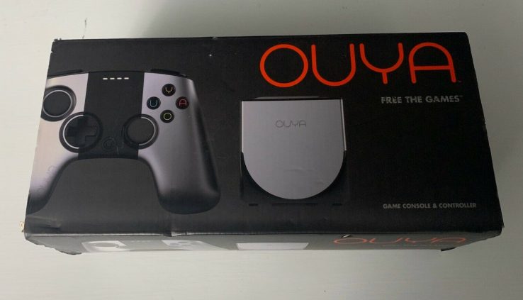 OUYA Game Console and Controller – Silver – 8GB Ticket Contemporary & Sealed