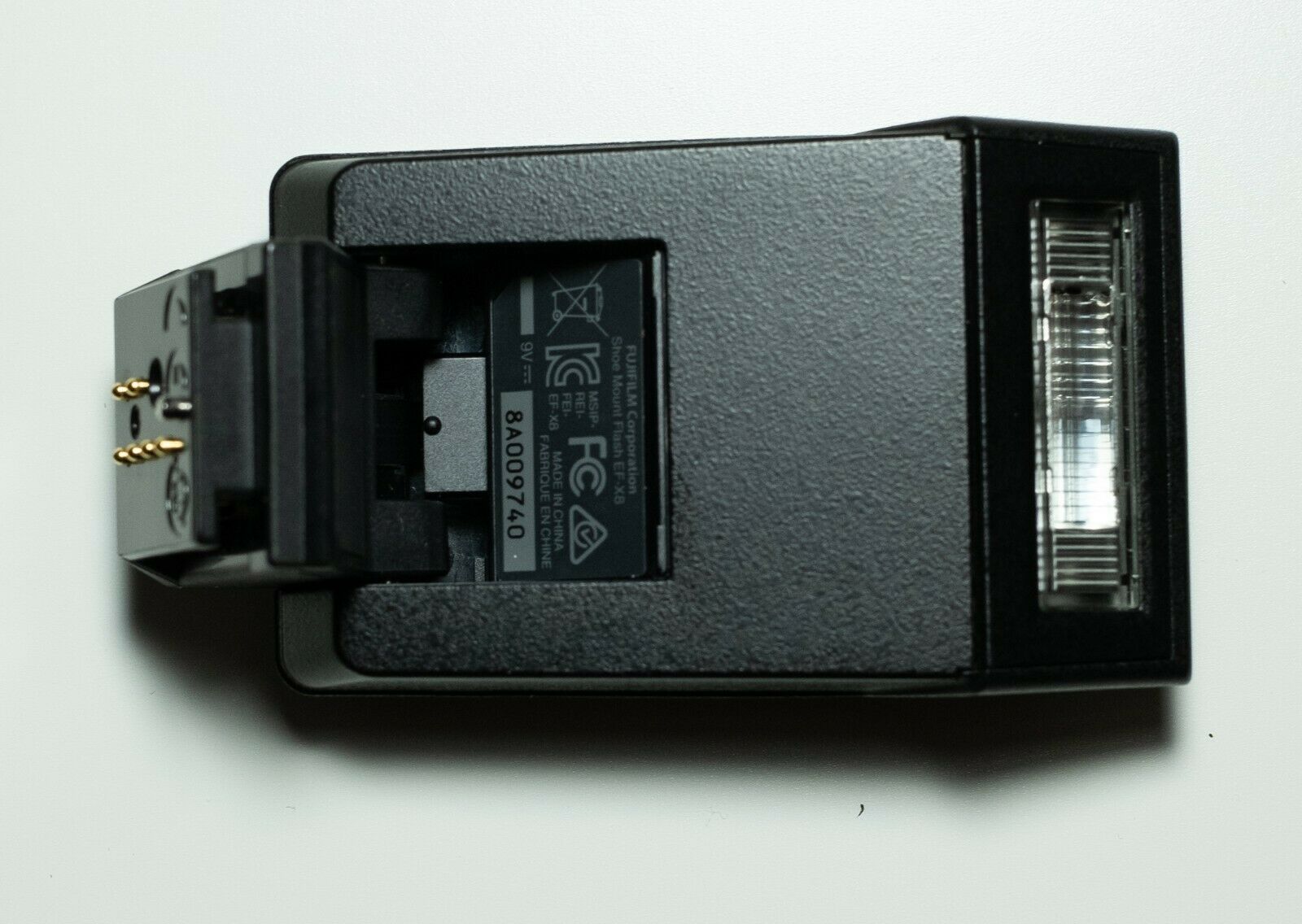 fujifilm efx8 flash on 