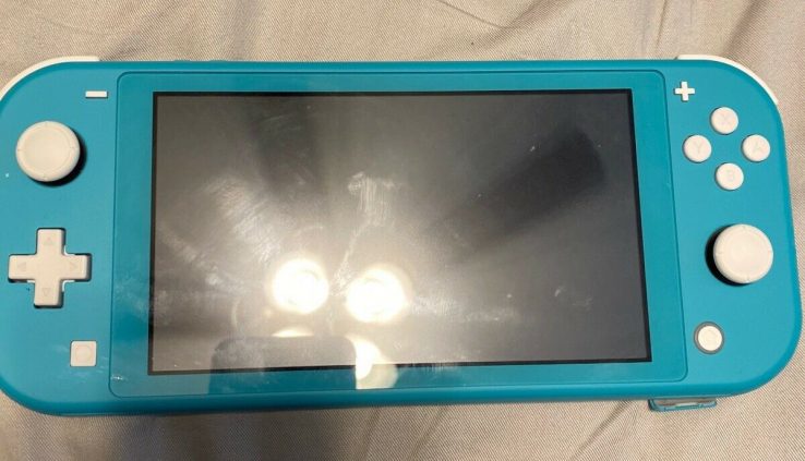 Nintendo Switch Lite Handheld Console Turquoise With Charger And 128 GB SD CARD