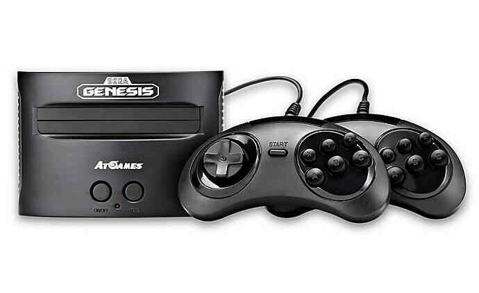 AtGames Sega Genesis Traditional Console FB8280C Lunge N Play 81 Games (FE1038108)