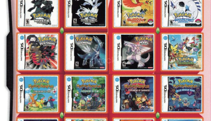 468 in 1 Video games Cartridge Card for Pokemon NDS 3DS 2DS NDSL NDSI US SHIP