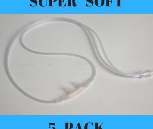 NEW – Salter Labs 16SOFT-7 Oxygen Nasal Cannula. Pack of 5 (5) w/7ft Tubing.