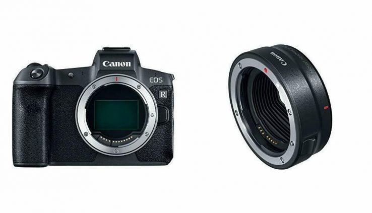 Canon EOS R Mirrorless Digital Camera w/Mount Adapter EF-EOS R